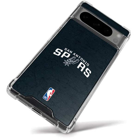 NBA San Antonio Spurs Distressed Google Pixel 8 Pro Clear Case